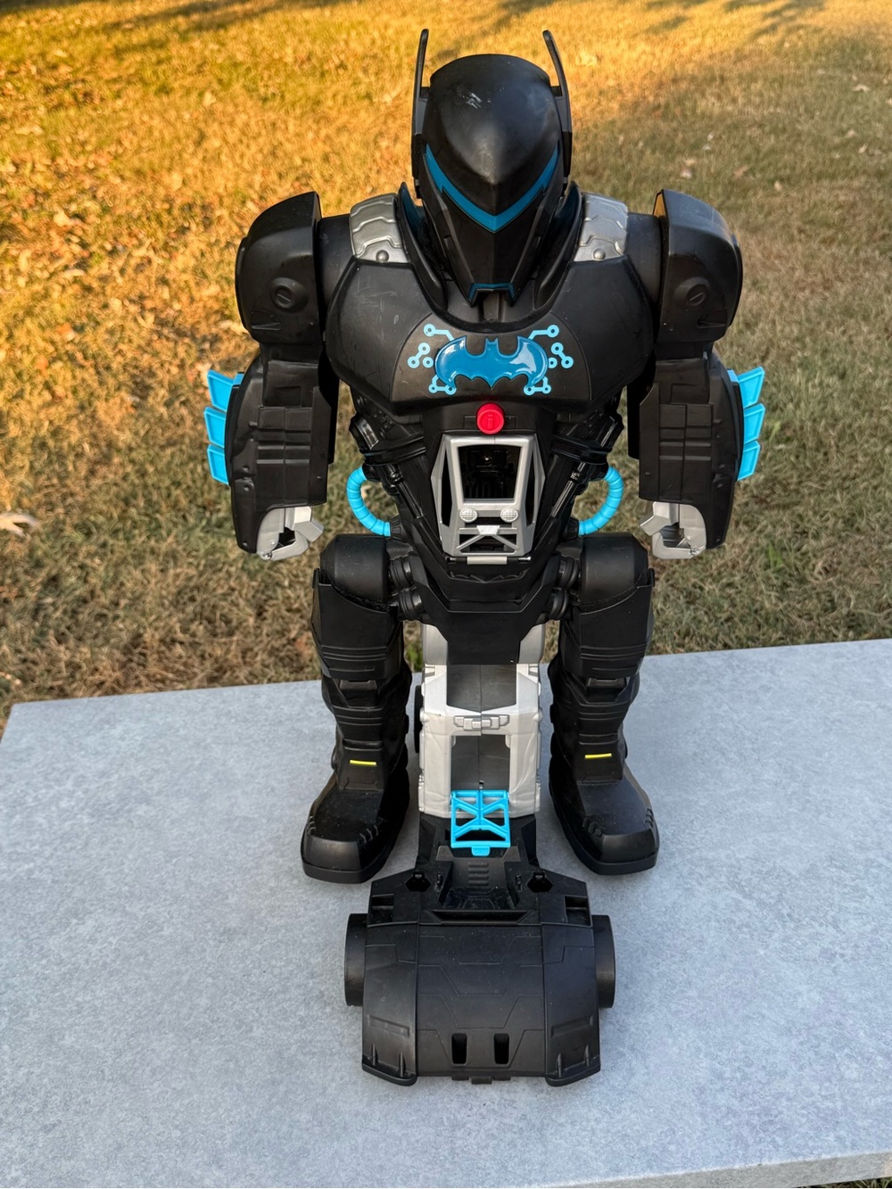 Imaginext DC Tech BatBot 2ft Robot Playset TESTED WORKING Base Unit No Missiles